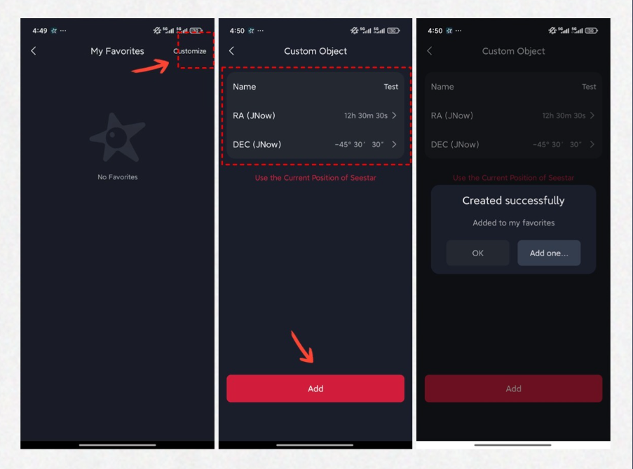 Seestar Tutorial: Adding Custom Celestial Objects