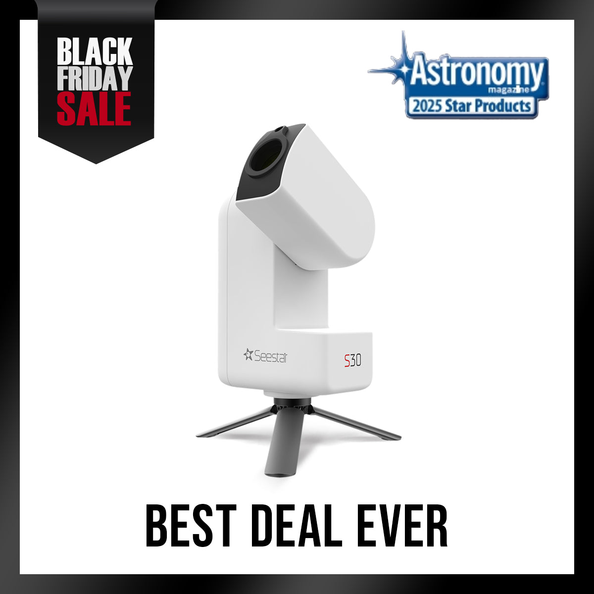 Seestar S30 All-in-One Smart Telescope/Camera Tiny and Mighty